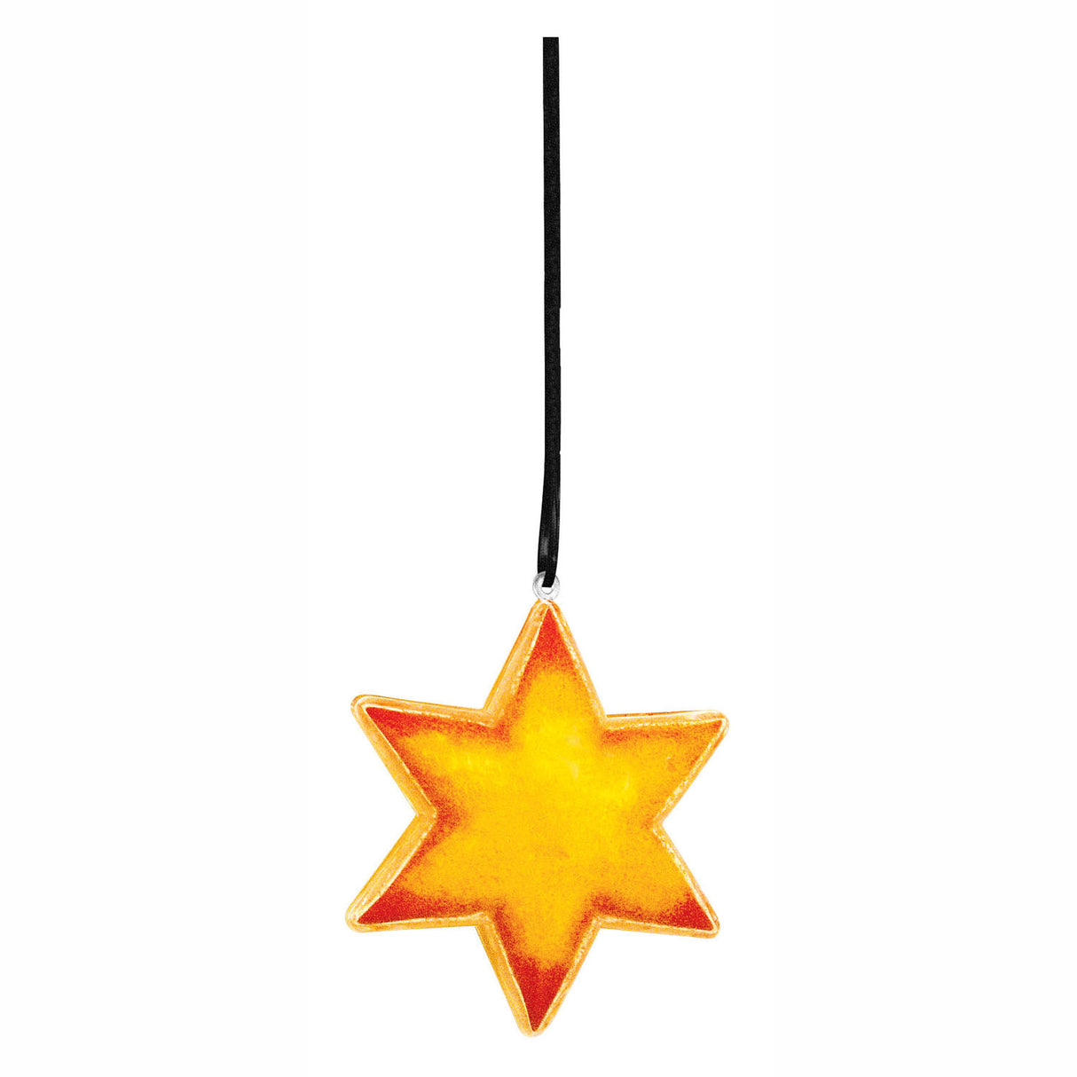 Colorazioni - stella trasparente ornica piena di ornamenti, set di 12