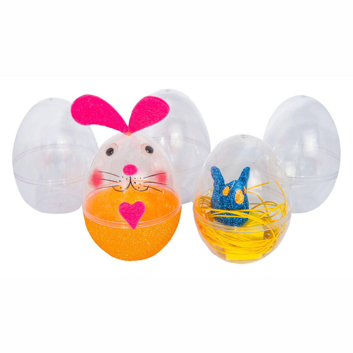 Colorations featable Eeër transparent, Set vun 12