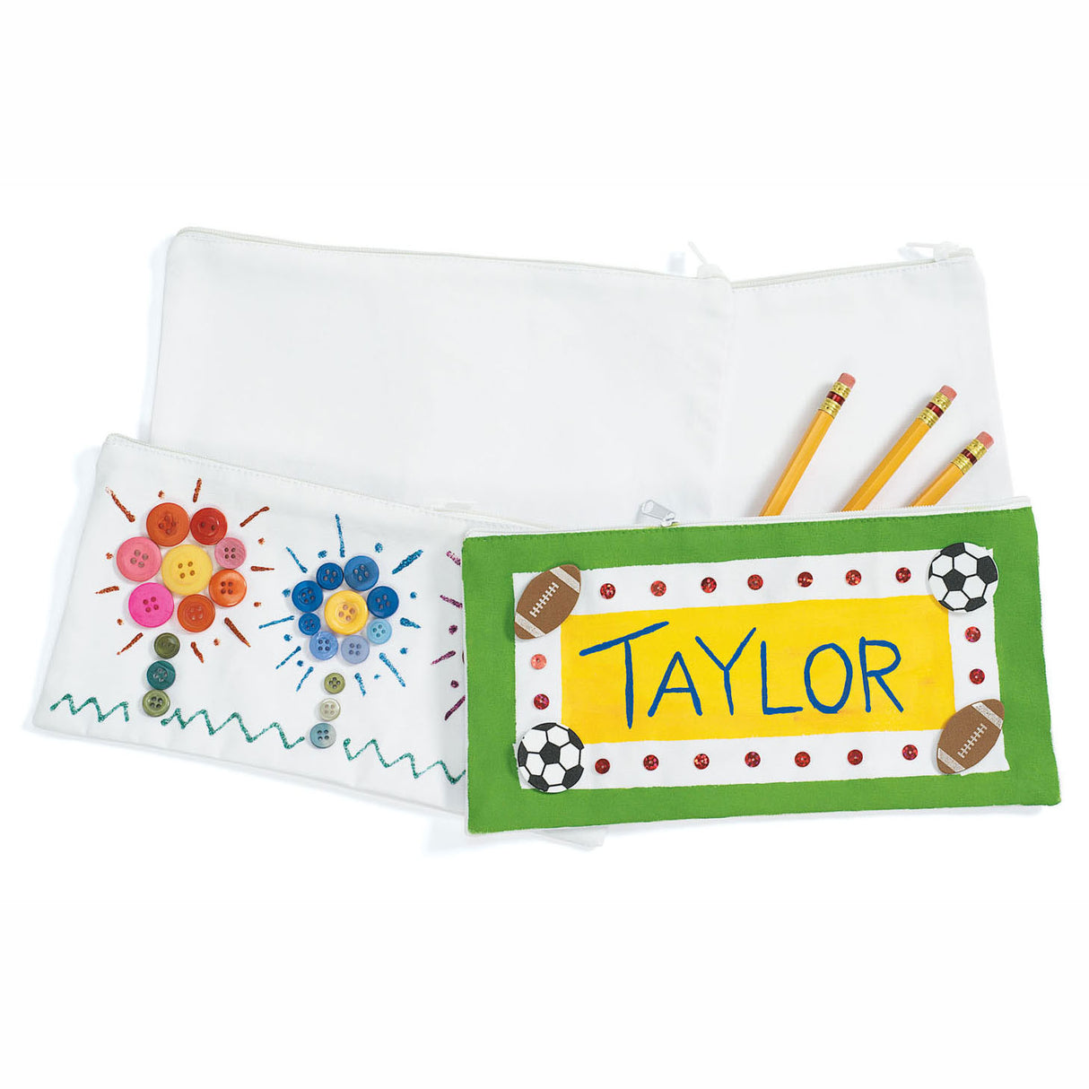 Colorations - Decorate your own case Canvas, set of 12