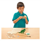 Colorations Bouwpacket Houten 3D Dinosaurus, set of 4