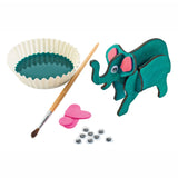 Koloracje Bouwpacket Houten 3D Jungled Animals, zestaw 4