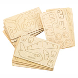 Construction Package Houten 3D vozidla, sada 4