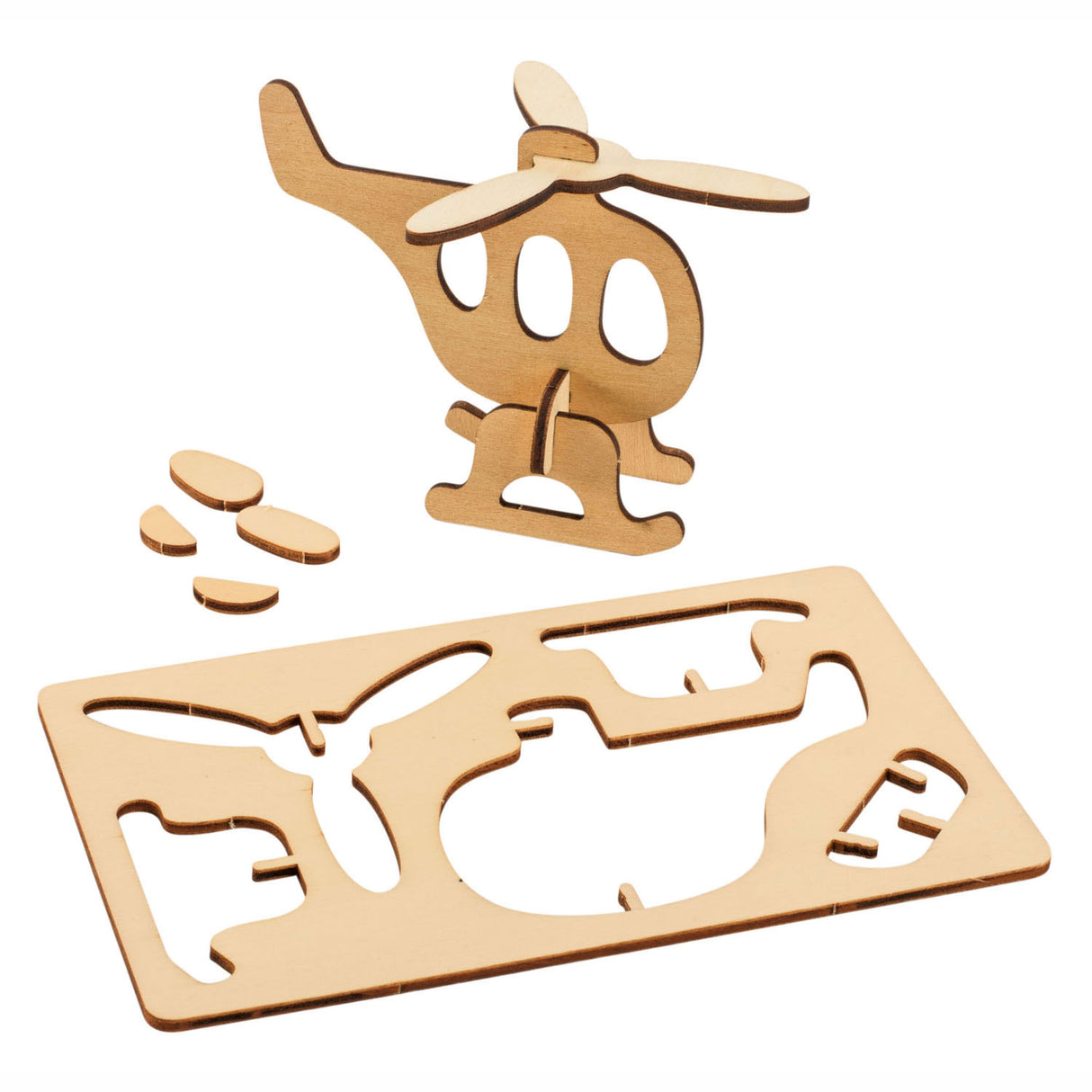Construction Package Houten 3D vozidla, sada 4