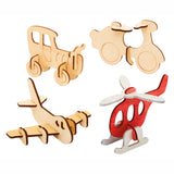 Construction Package Houten 3D vozidla, sada 4