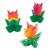Colorations Make and Decorate your own wooden tulip, set of 12