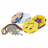 Colorations - make your own paper-mâché tambourine, set of 12