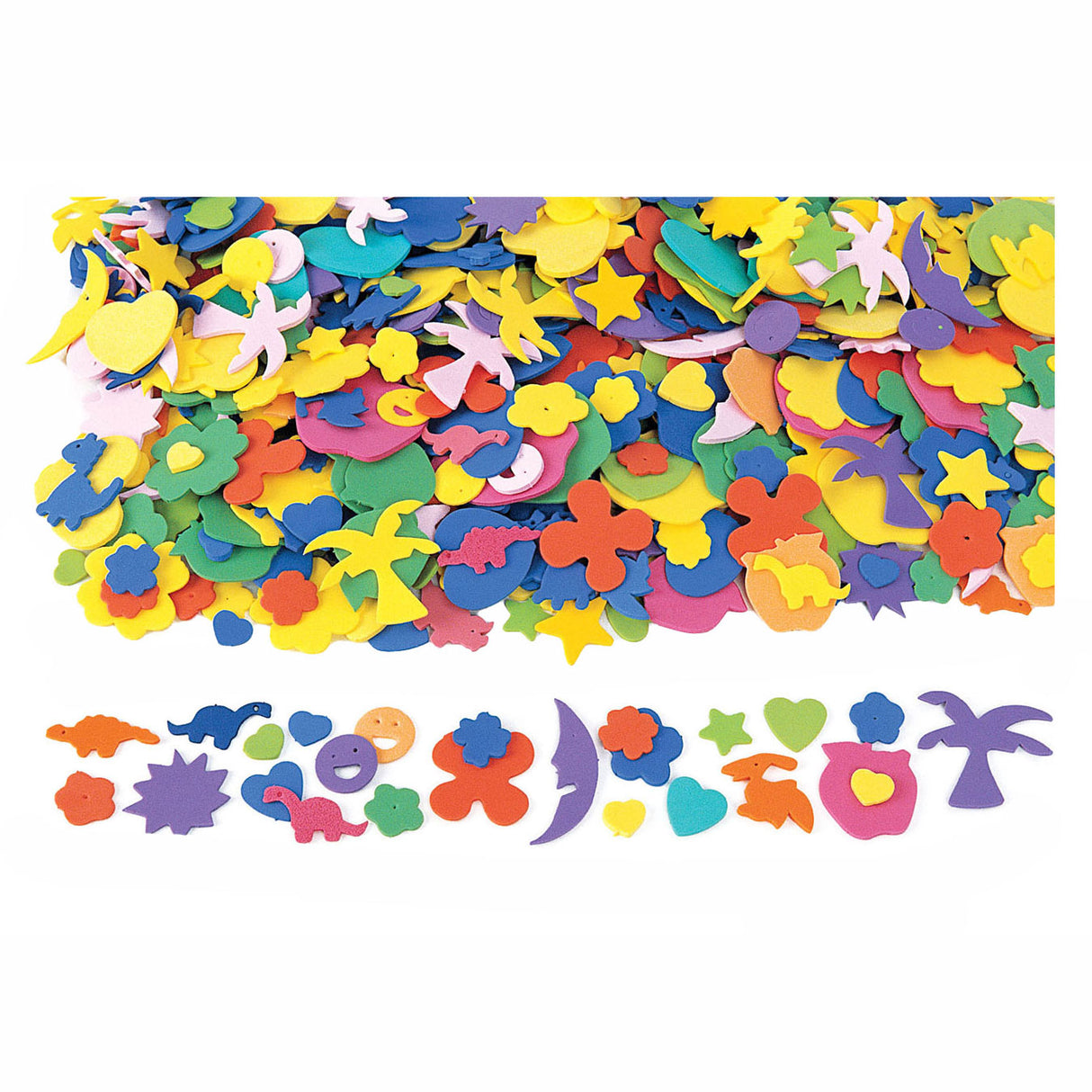 Farbgebiete - Fun Foam Figuren, 1000st.