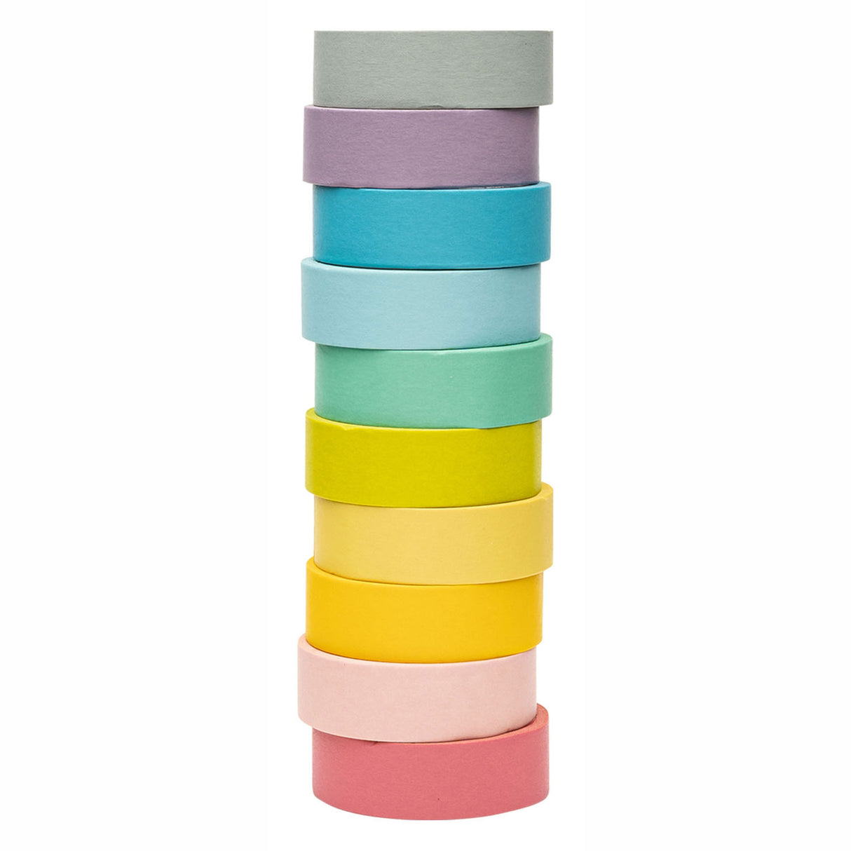 Koloratiounen - Washi Tape Pastellfaarf, set vun 10