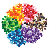 Barvne barve - Pompomps 6 barv, 1500st.
