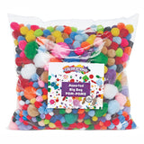 Kolorystyka torba pompoms 450 gramów, 1200st.