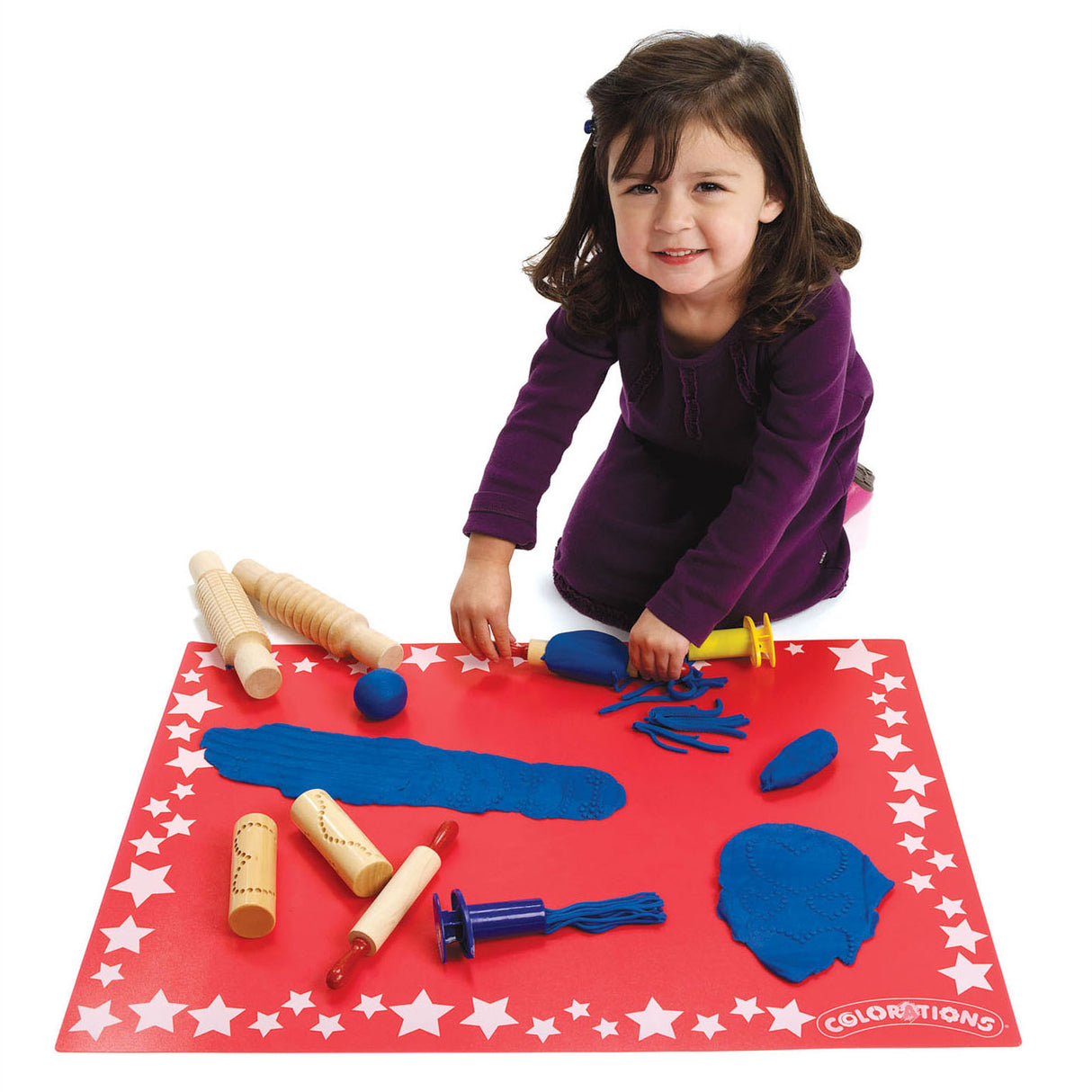 Obarvanja - naj bo čist placemat, komplet 6