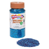 Dathúcháin - glitter in-bhithmhillte - gorm, 113 gram