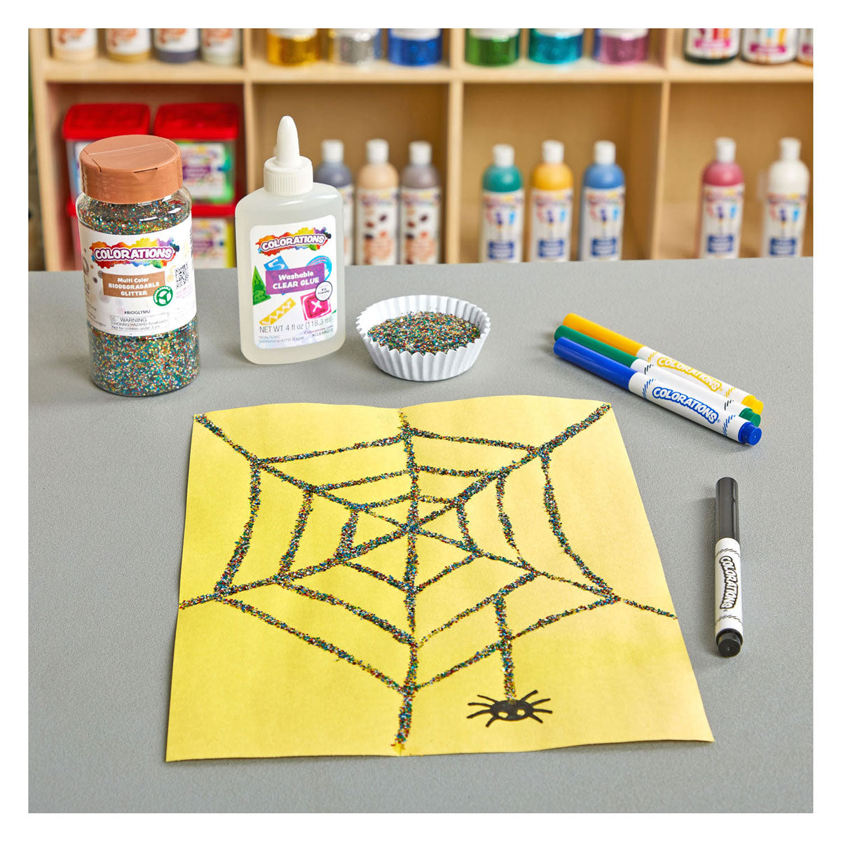 Colorations - biodegradable glitter - multi, 113 grams