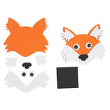 Colorations - Foam Animal Faces lager håndverkssett, 36dlg.