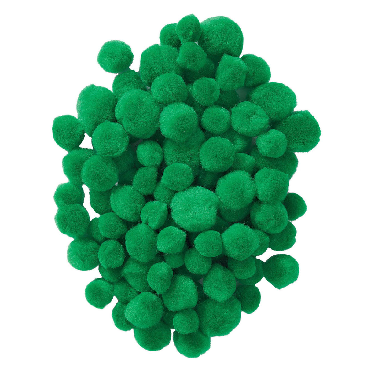 Barvne barve - pom poms zeleno, 100..