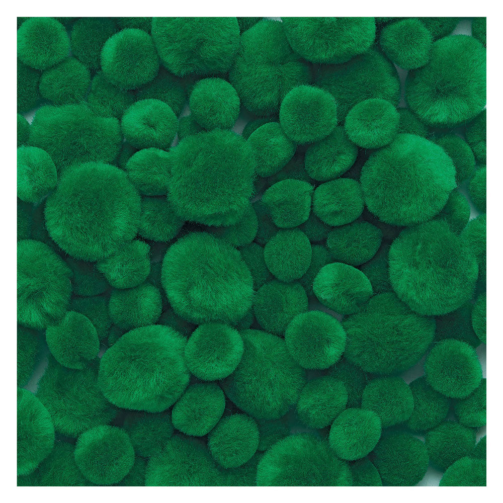 Colorations - Pom Poms Green, 100th.