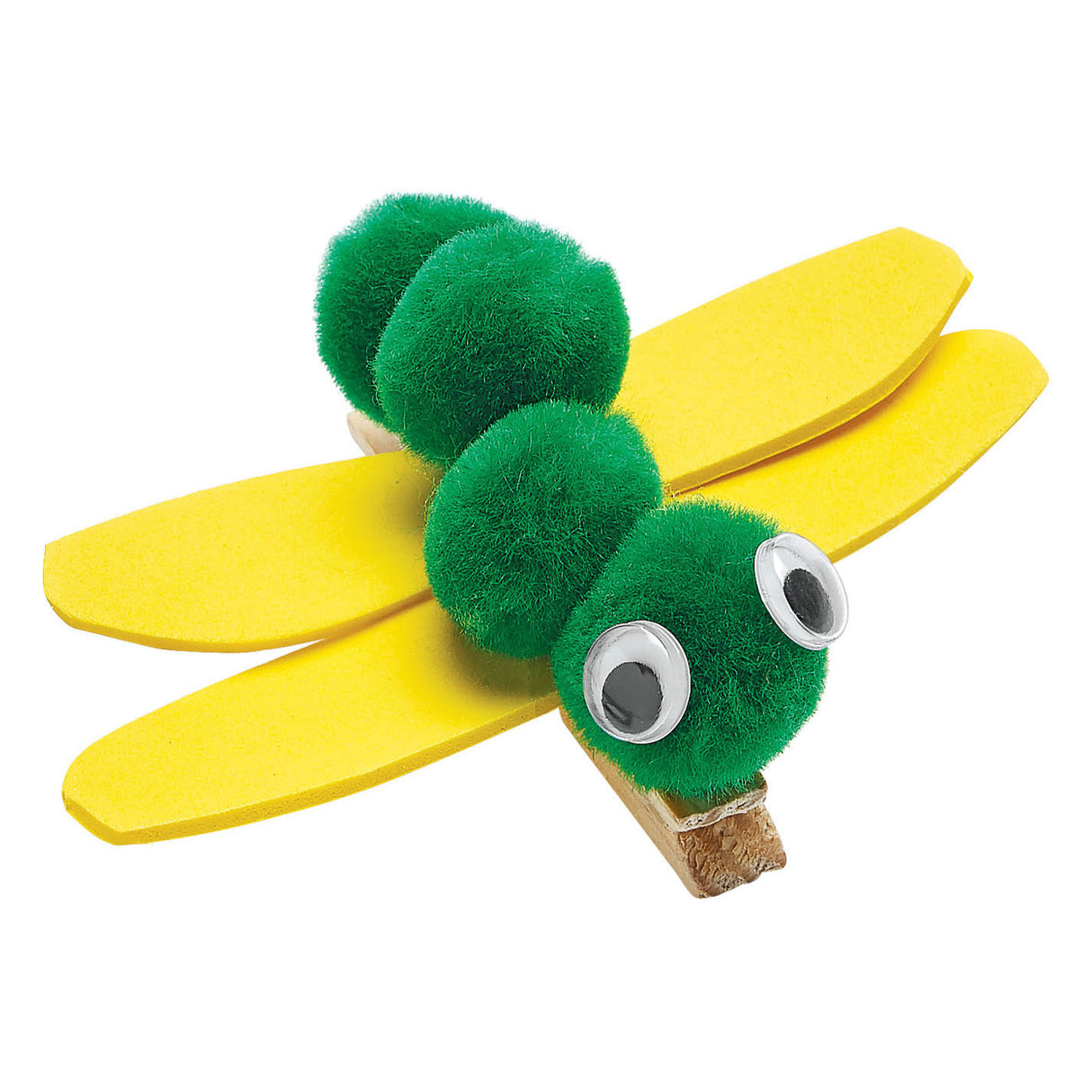 Barvne barve - pom poms zeleno, 100..