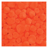 Barvne barve - pom poms oranje, 100..