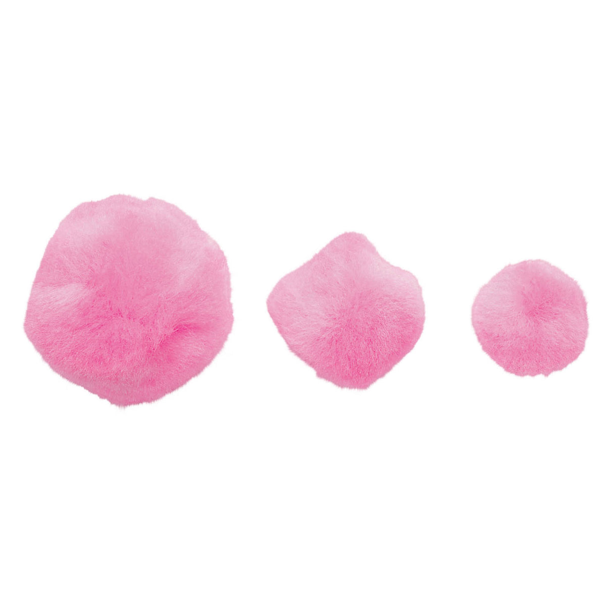 Färg - pom poms rosa, 100: e.