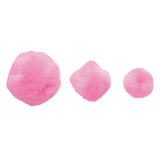 Färg - pom poms rosa, 100: e.