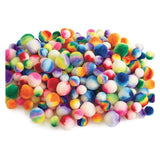 Colorazioni - Pom Pom a strisce Regenboog, 180st.
