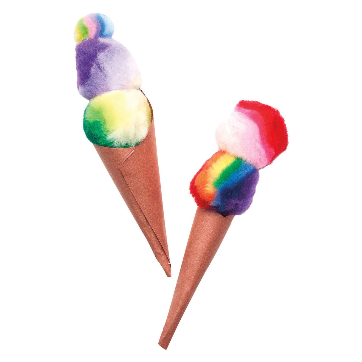 Colorazioni - Pom Pom a strisce Regenboog, 180st.