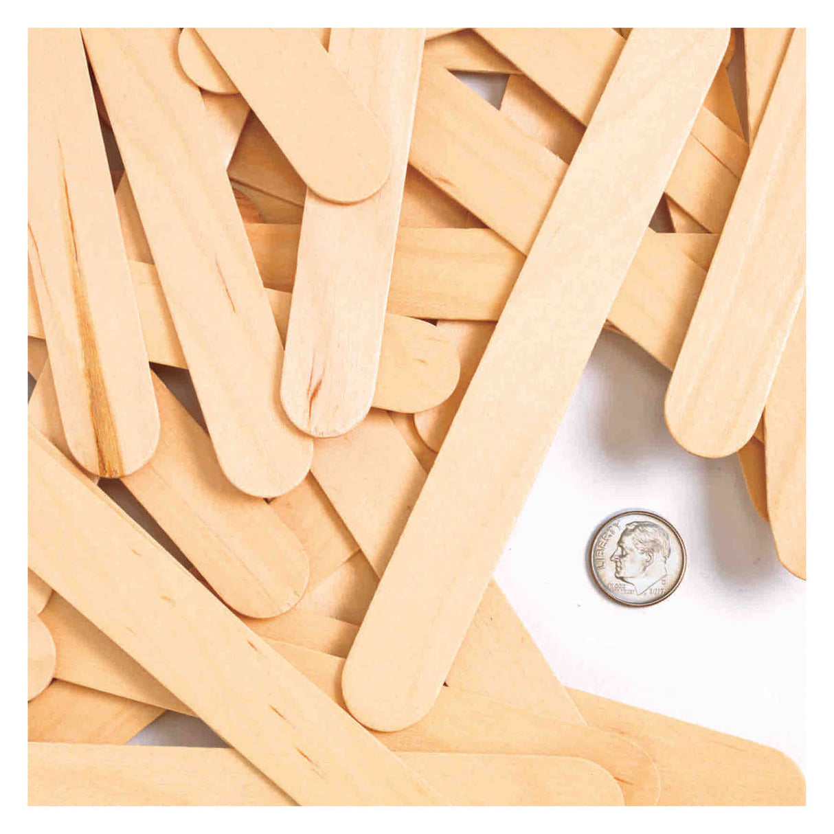 Färbung - große Holzbastelstöcke, 100 Set von 100