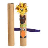 Farger - lange robuste resirkulerte håndverksruller, 24 stk.