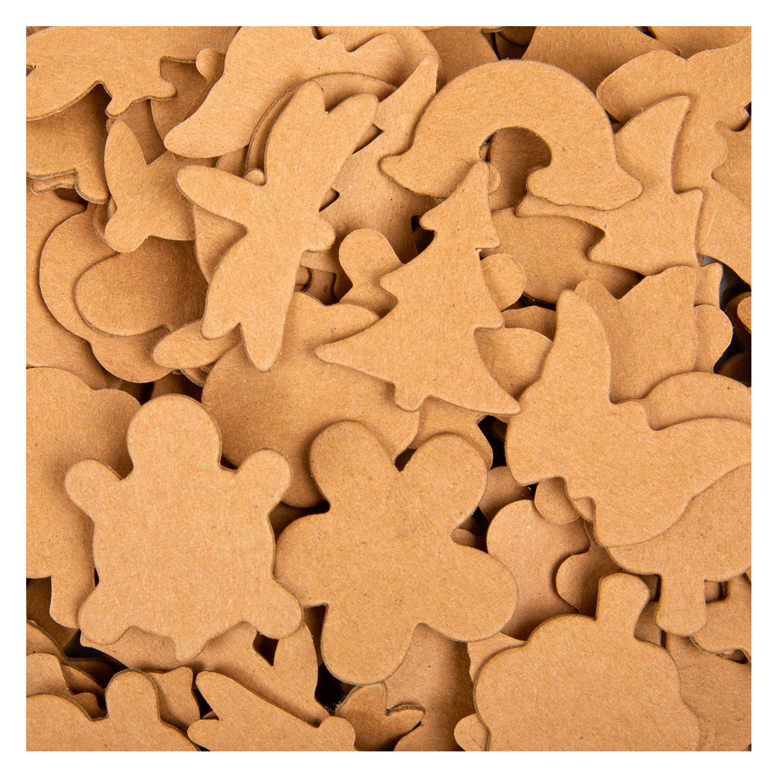 Colorations - Papier adhesive shapes natural shades, 250st.