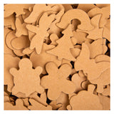 Colorations - Papier adhesive shapes natural shades, 250st.