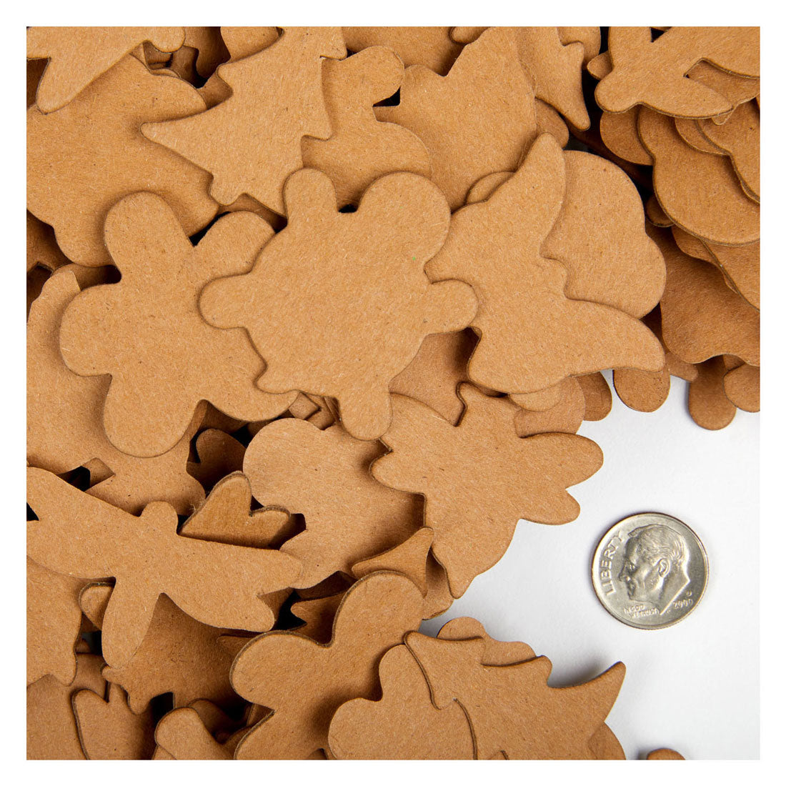 Colorations - Papier adhesive shapes natural shades, 250st.