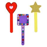 Zbarvení - DIY Wooden Stick Forms 4 Designs, 20st.