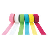 Colorations - crepe paper streamers set 2, set of 6
