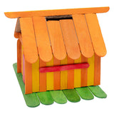 Colorations - huisvormige spaarpotten, 3st.