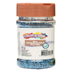 Faarwen - biodegradéierbar Glitterblo - 50g