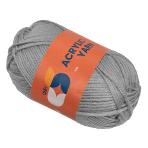 Värit - akryylilanka harmaa, 50g