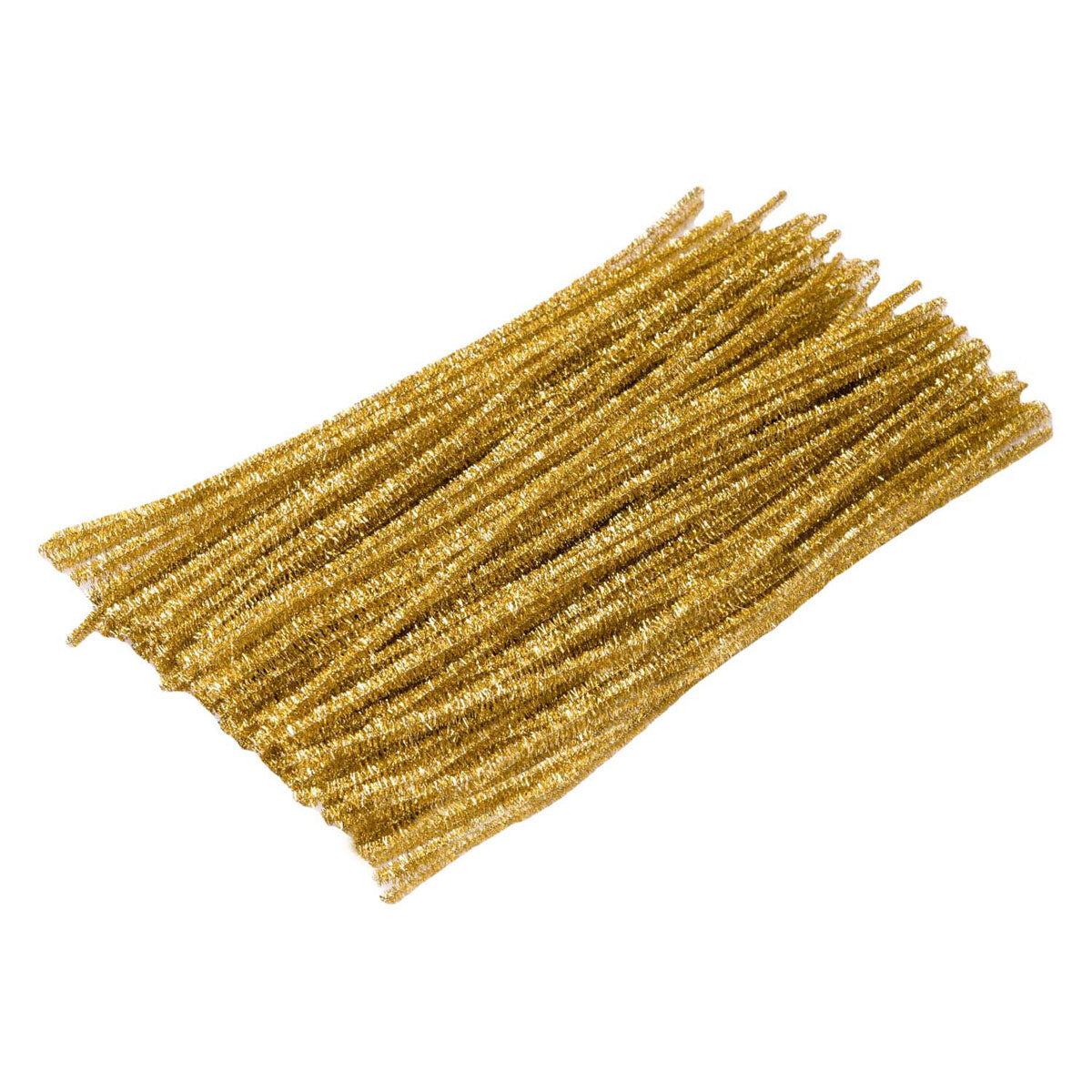 Dathúcháin - sreang chenille mhiotalacha ór-daite, 100 ríomhaire.