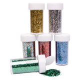Spalvos - bioglitter 20g, 6 vnt.