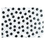 Värit - mustat googly-silmät, 100 kpl.