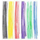 Colorations - textielstiften primaire kleuren - 6 kleuren