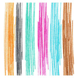 Colorations - textielstiften tropische kleuren - 6 kleuren