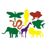 Värit - raaputusfiguurit eläinten muodot - 48 kpl.