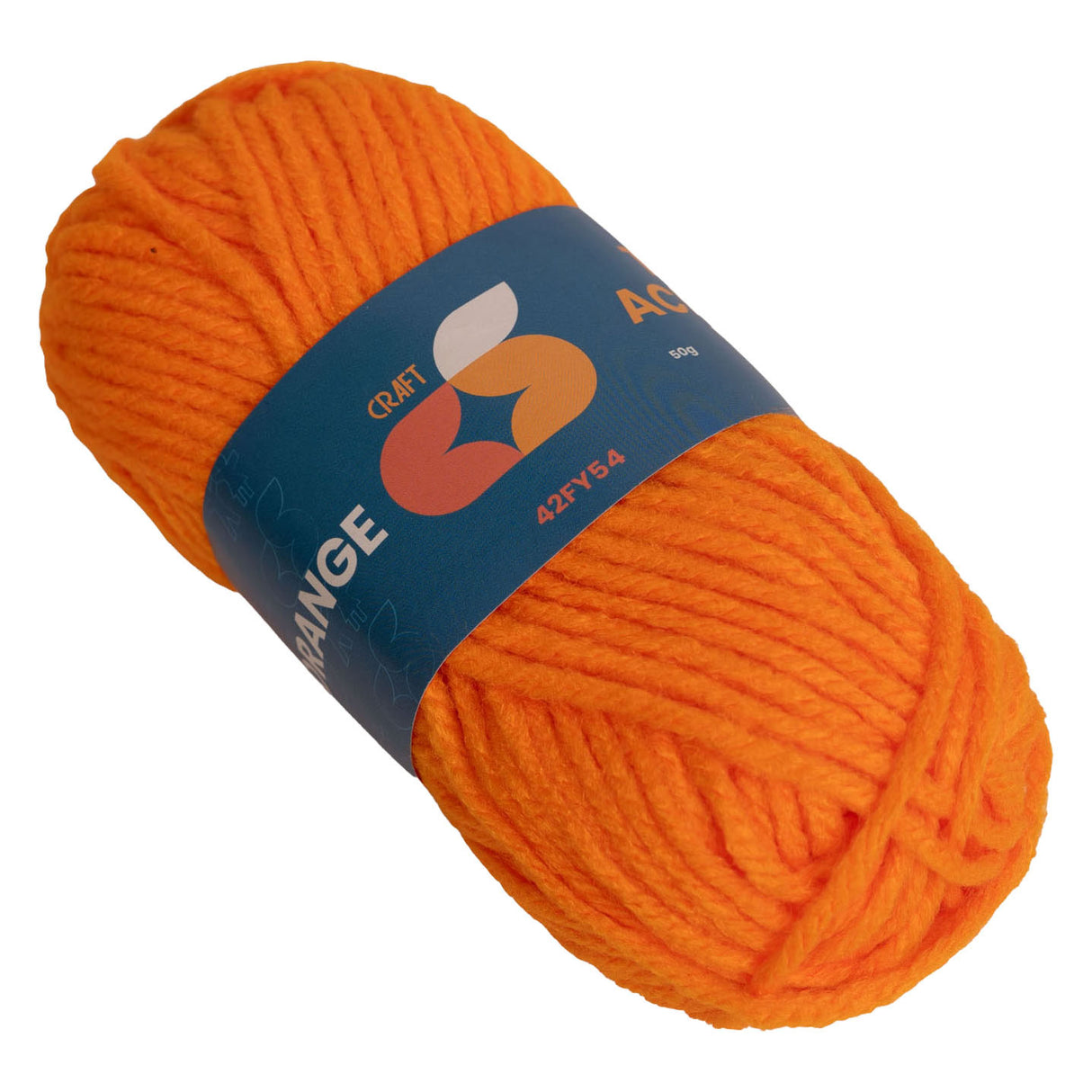 Colorations - acrylic yarn 4 mm - 50gr - orange