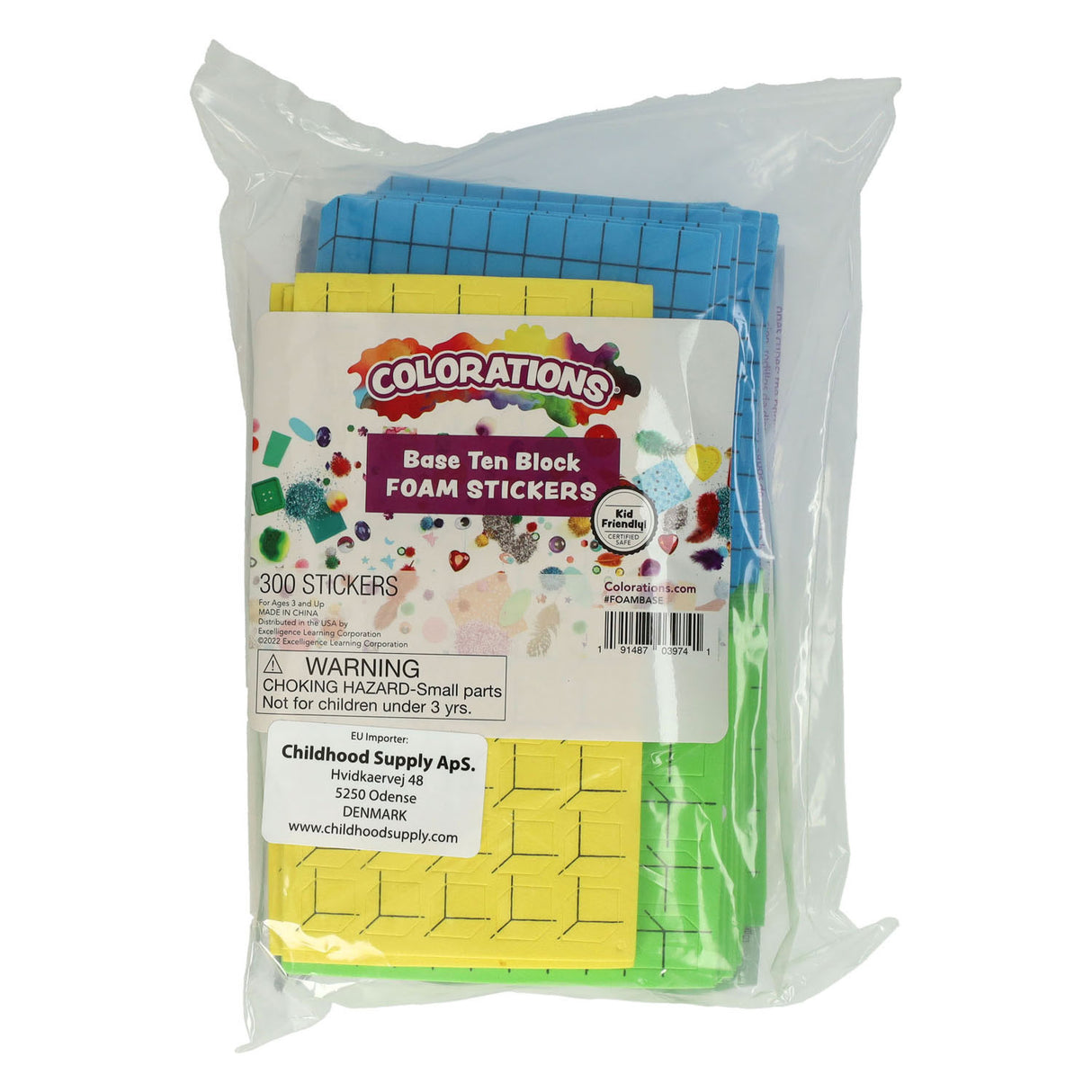 Colorations - foam math stickers - 300pcs.