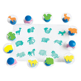 Colorations - animal stamps - 12 pc.