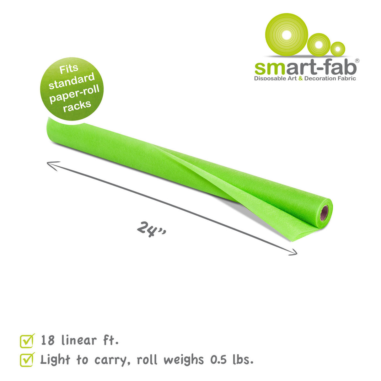 Smart Fab roll 0.61 x 5.5m - green