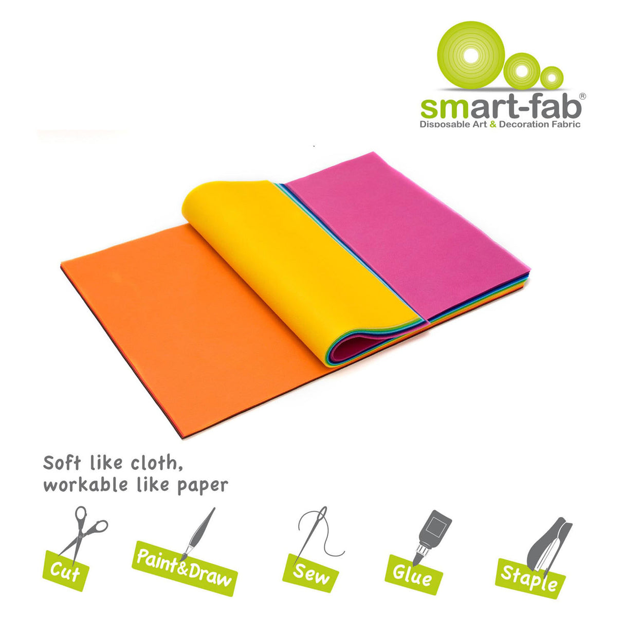 Smart-fab sheets 22.9 x 30.5 cm - 45 pc.