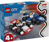 Lego city 60464 f1 williams racing and hare f1 racing cars