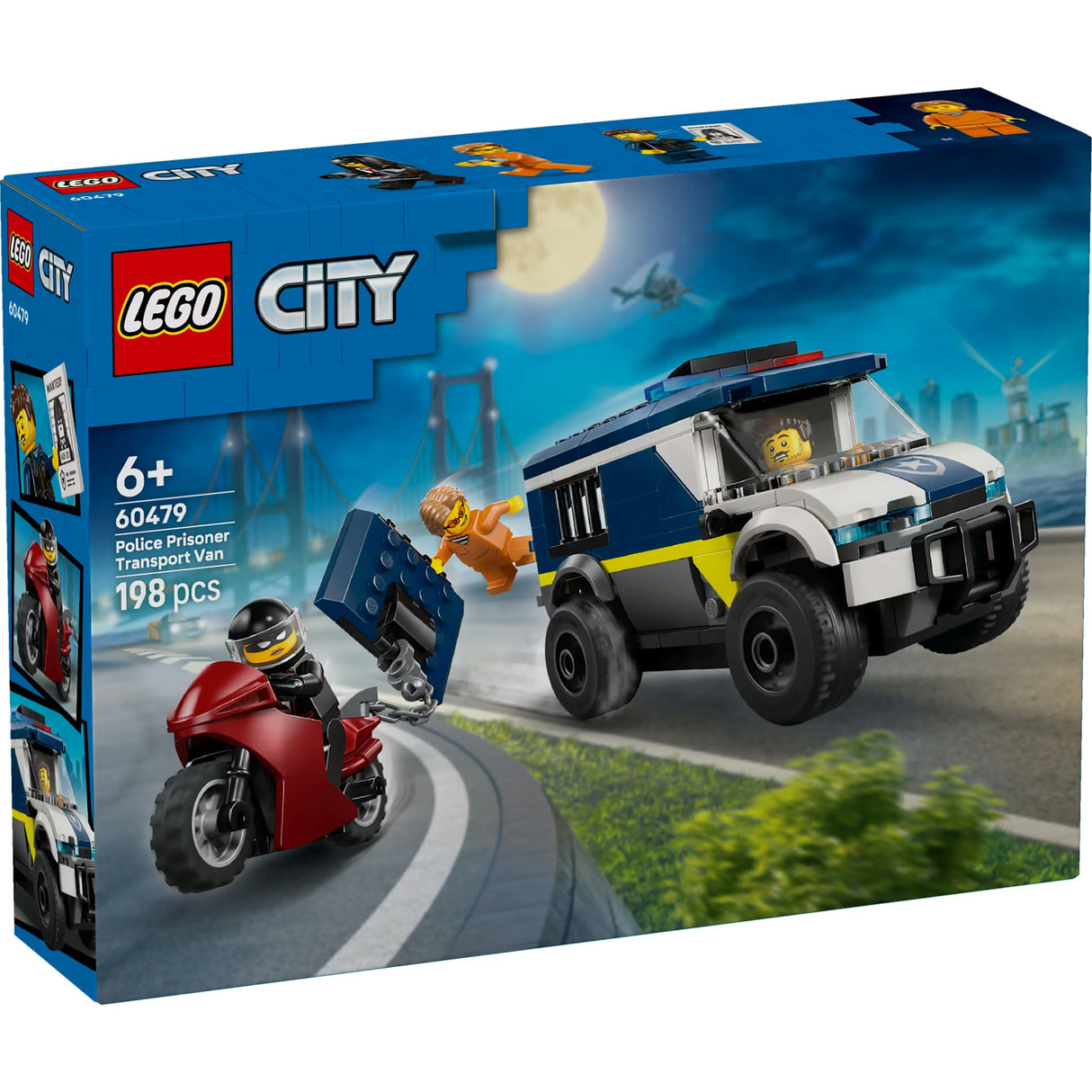 Bréagáin tógála iompair príosúnach LEGO cathrach
