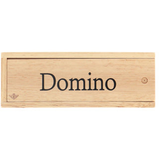 Basic game domino wood double 6 in box